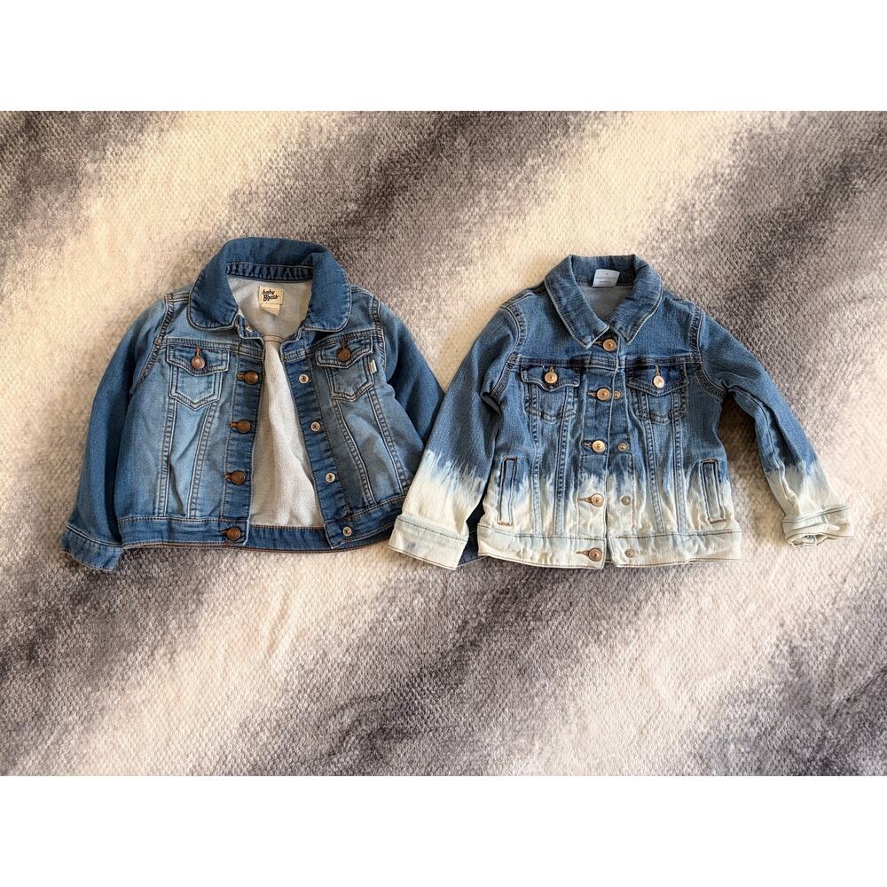 8 PC Bundle Size 3T Toddler Girl Denim Jean Overalls Shorts Jackets Cat Jack - Picture 6 of 7